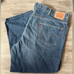 Levi’s Men’s Straight Leg Jeans Blue Tailored 50W x 26L Red Tab